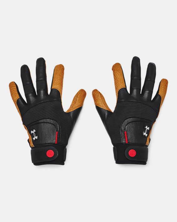 Men's UA Harper Pro Batting Gloves, Black, pdpMainDesktop image number 0